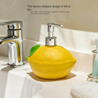 Lemon-Shaped Liquid Dispenser Bottle, Soap Dispenser, Bathroom Sink Pump Bottle, Shower Gel Storage Bottle