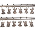 Mini Highland Cow Shower Curtain Hooks, Rust-Proof Stainless Steel