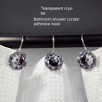Creative S-Shape Acrylic and Metal Bathroom Shower Curtain Hooks - Multi-Color