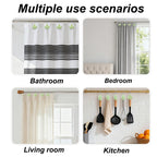 12 pcs/box, 2 boxes Exquisite Leaf Decor Shower Curtain Hooks Stainless Steel