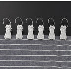 Cat Shaped Curtain Clips with Large Hooks  Window Tie Back Holders